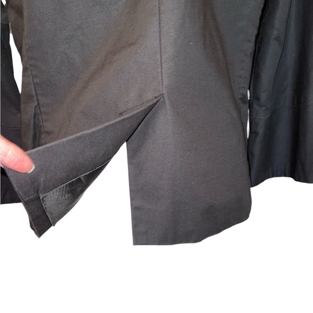 Rafaella Soft Black Cotton Jacket size Large - Picture 5 of 16